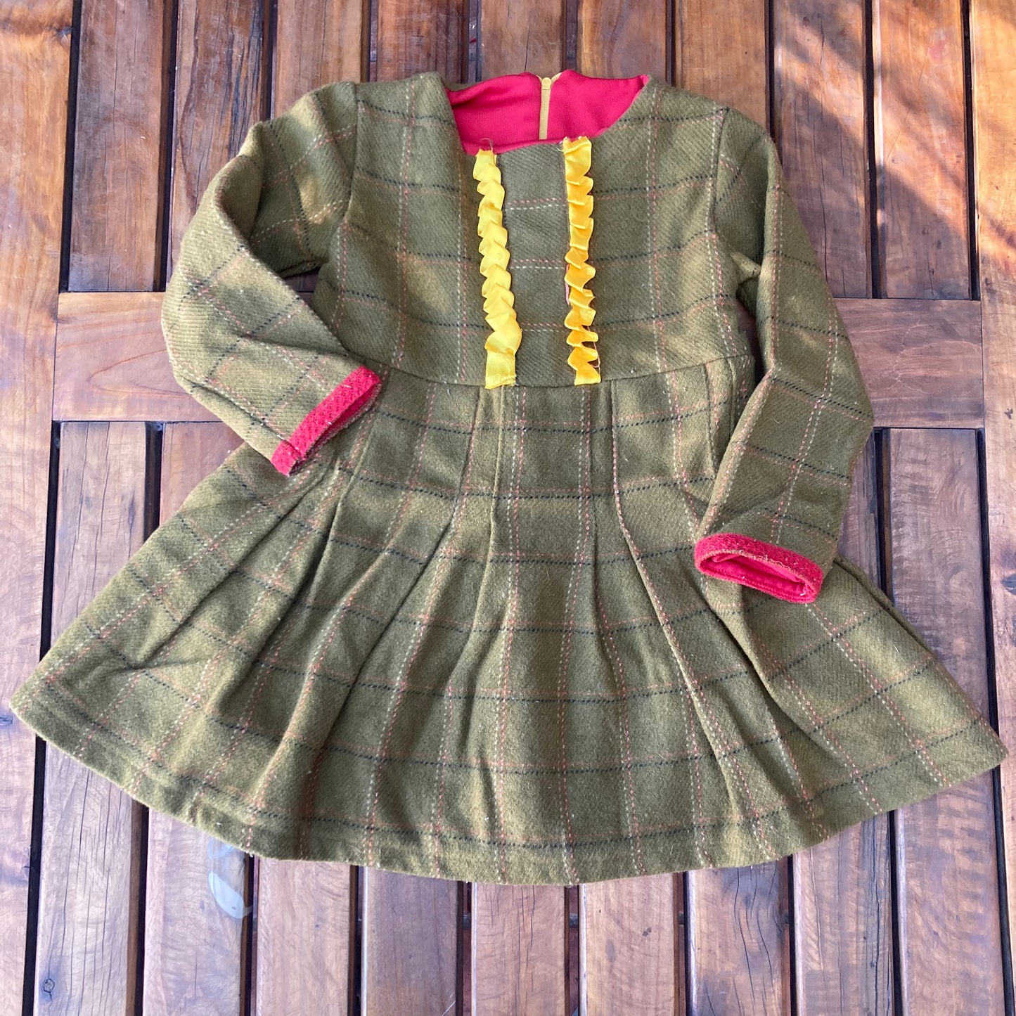 Vestido original café