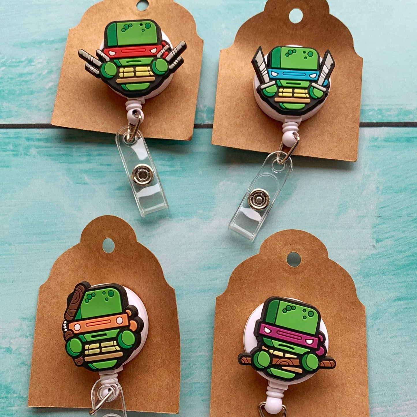 Porta credencial Retráctil Las tortugas ninja