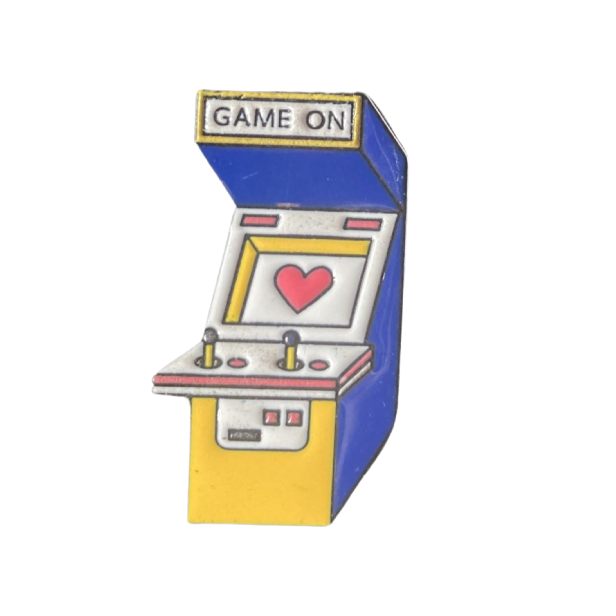 Pin Videojuego azul