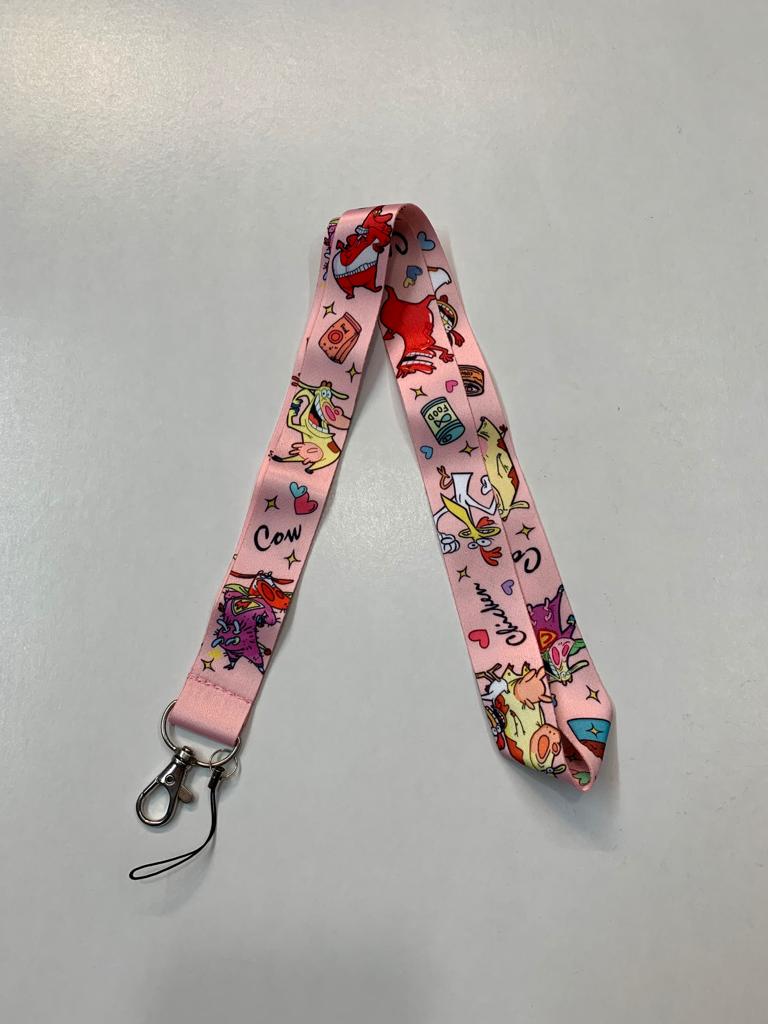 La vaca y el pollito rosa