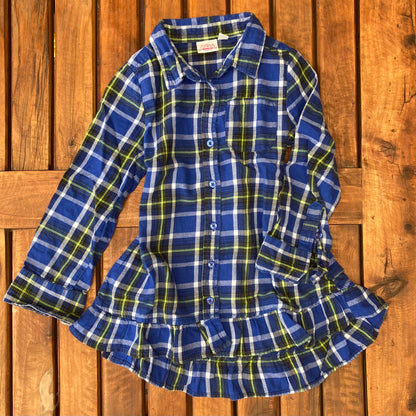 Blusa Vestido cuadrillé 5 - 6 años.