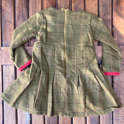 Vestido original café