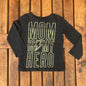 Polera negra 3 años.