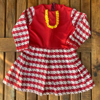 Vestido original rojo.