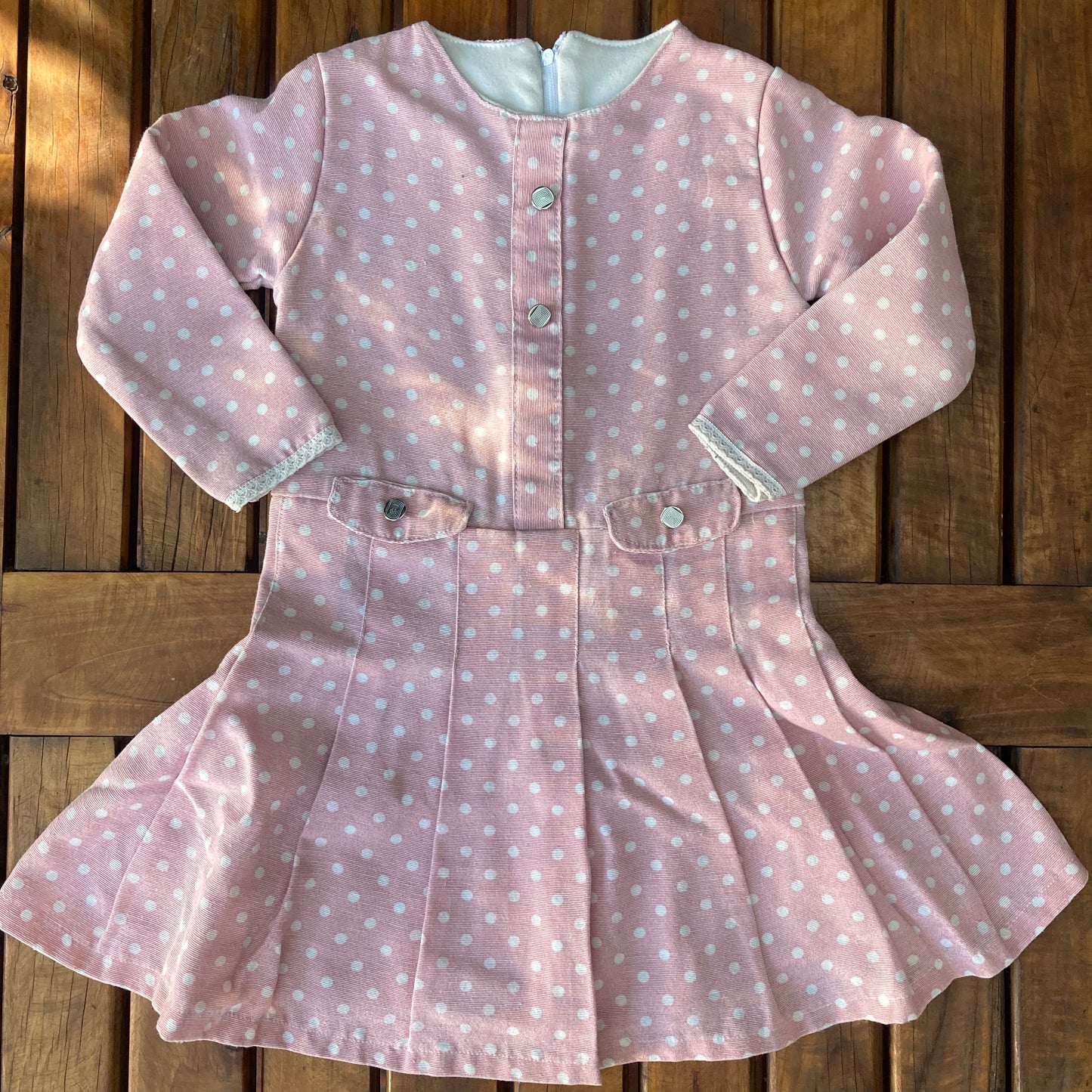 Vestido original rosado.