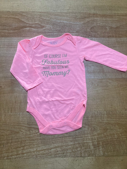 Body rosado Talla 9-12 meses