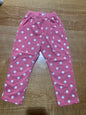 Pantalón rosado lunares blancos