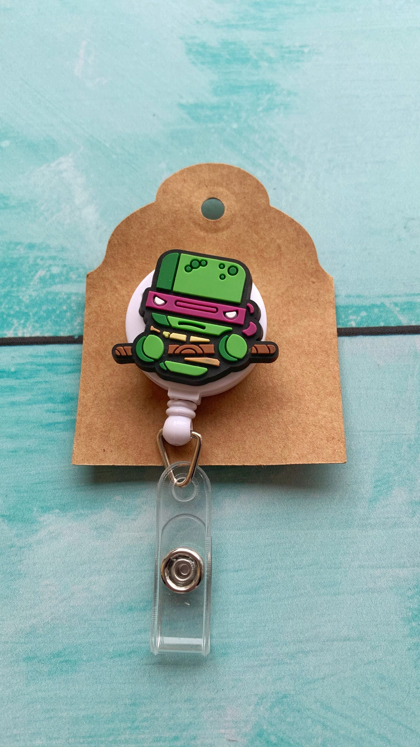 Porta credencial Retráctil Las tortugas ninja